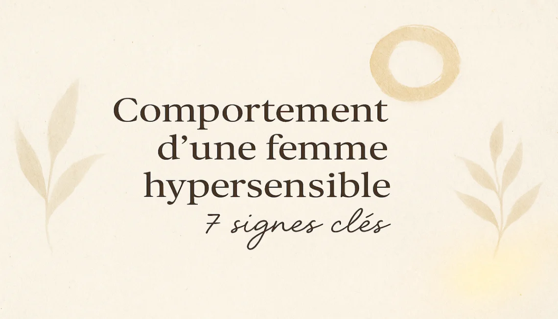 Comportement d’une femme hypersensible – Visuel doux et symbolique par SōMind