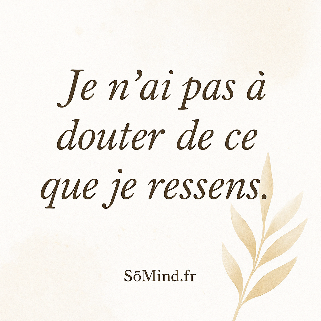 Croire en ses ressentis : une clé contre la manipulation