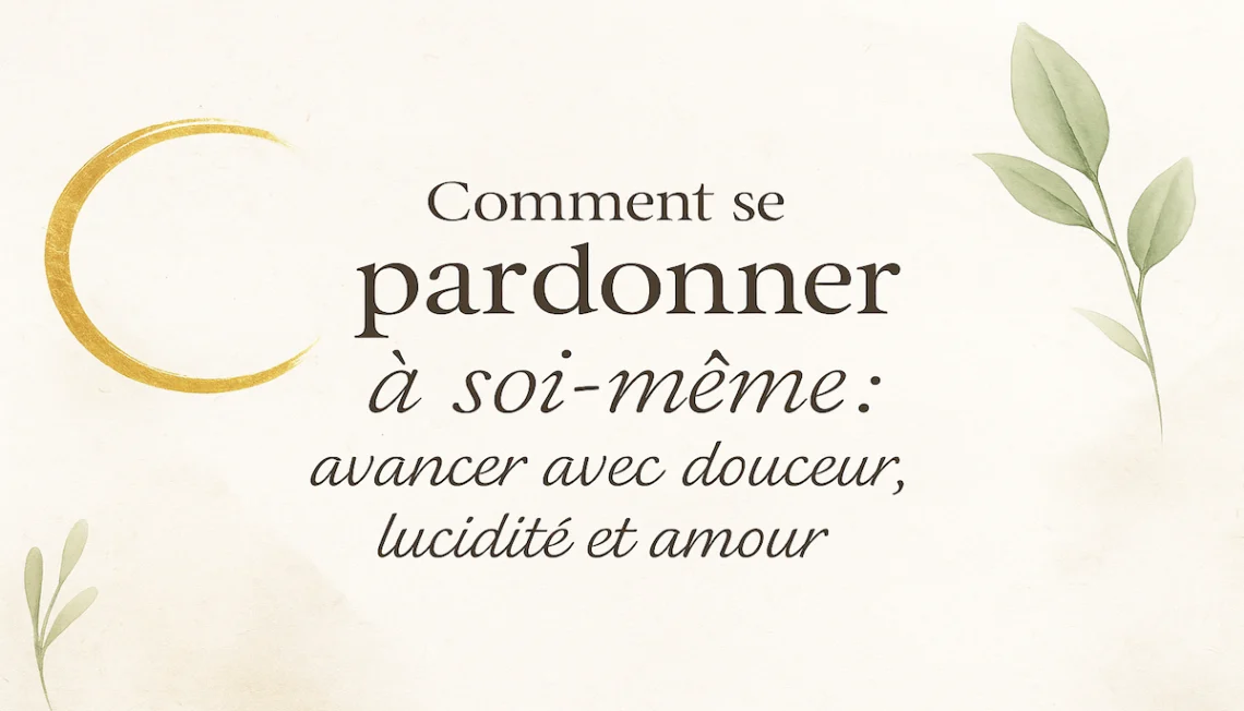 Se pardonner à soi-même : 7 étapes pour retrouver la paix intérieure