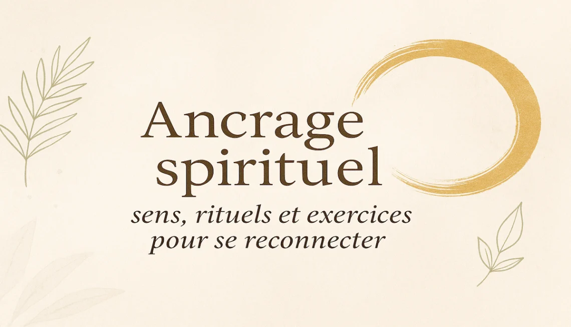 Ancrage spirituel : exercices et rituels pour se reconnecter en profondeur