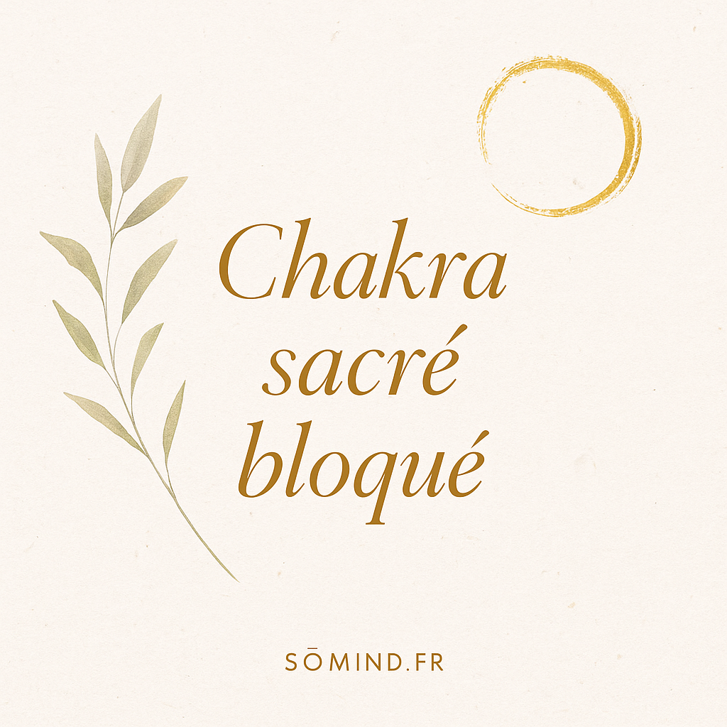 Chakra sacré bloqué : énergie féminine en veille