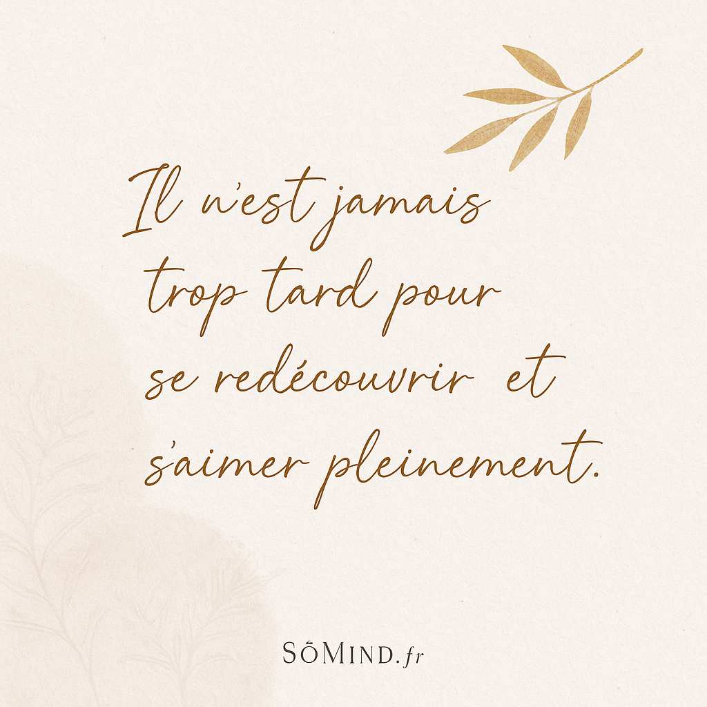 Citation inspirante – apprendre à s’aimer soi-même