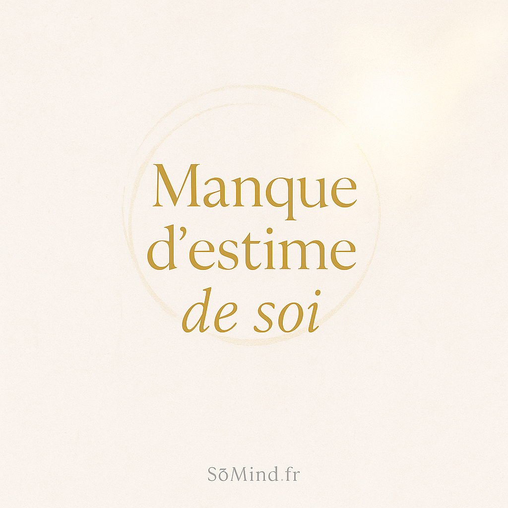 Manque d’estime de soi – mot-clé essentiel