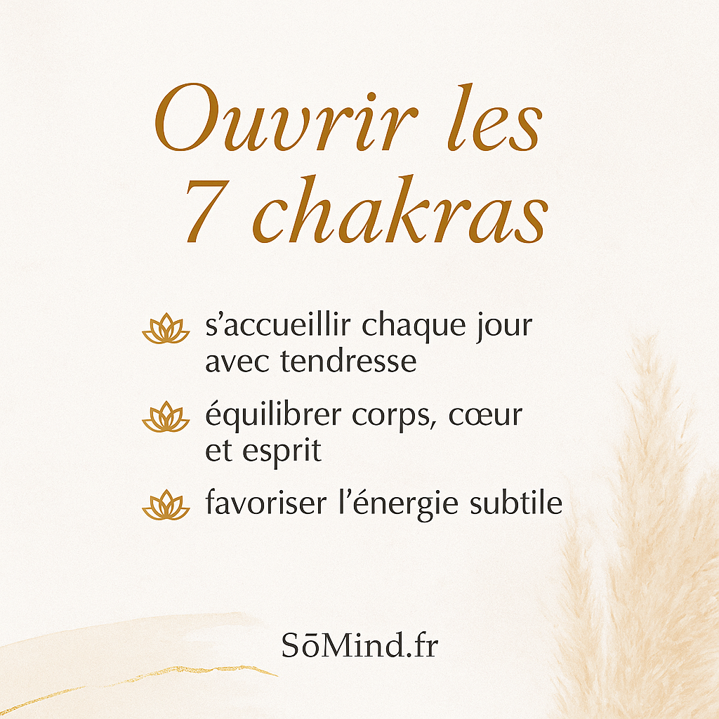 Visuel chakra : 3 clés pour harmoniser les 7 chakras