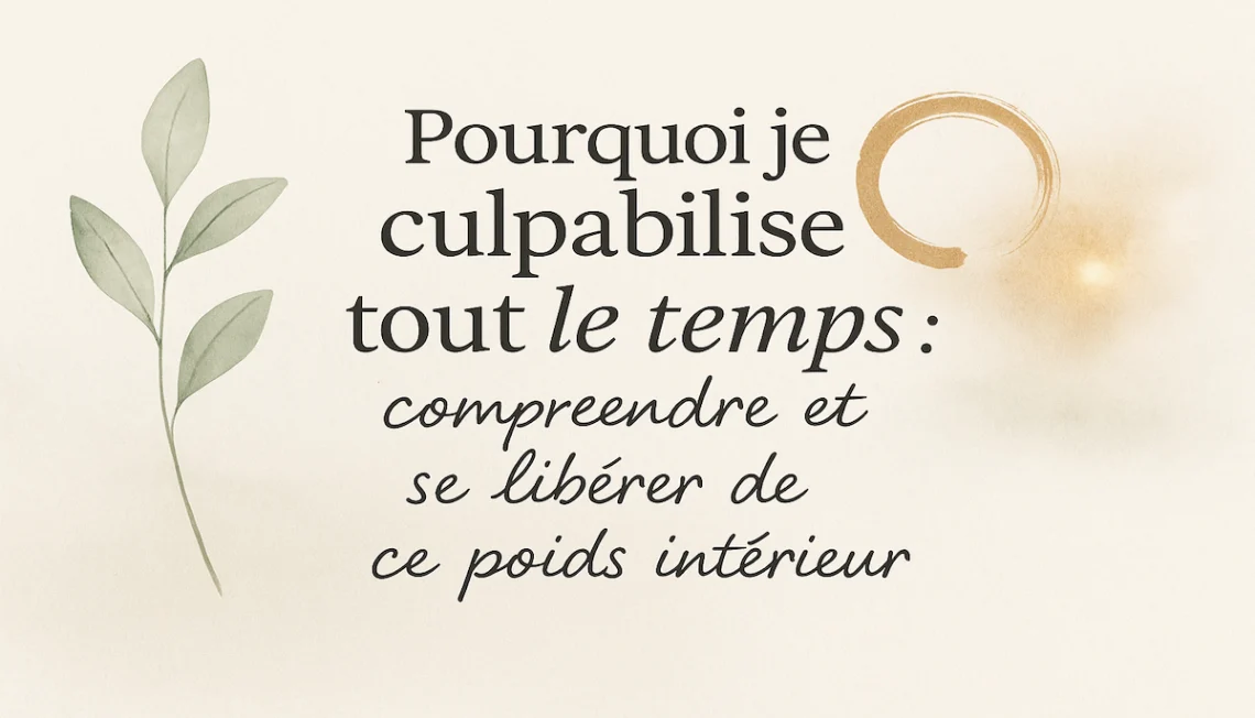Pourquoi je culpabilise tout le temps – Image d’en-tête SōMind
