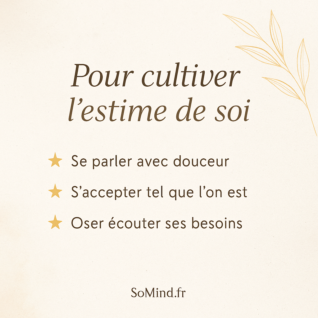 Pratiques simples pour renforcer l’estime de soi