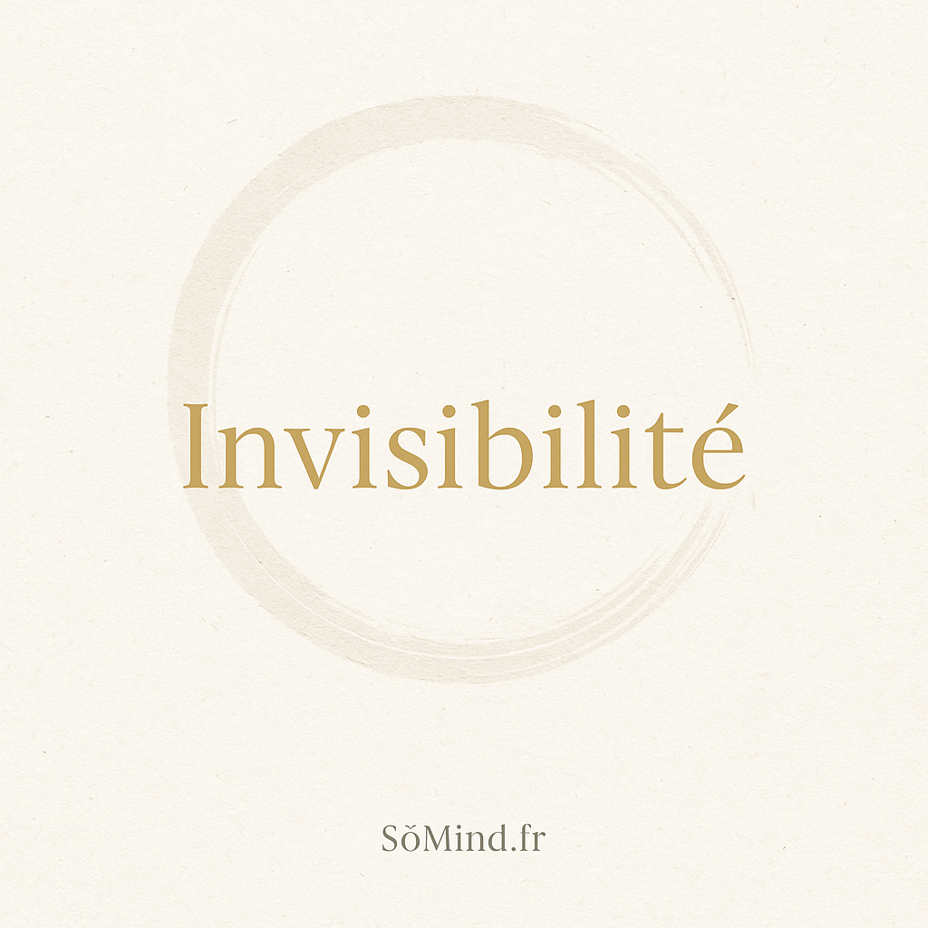 Invisibilité : quand tu doutes de ta valeur intérieure