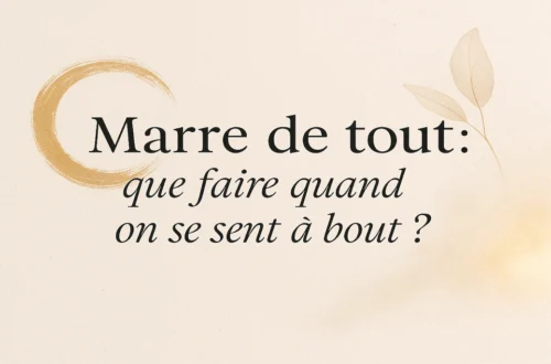 Marre de tout – illustration douce et minimaliste