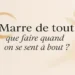 Marre de tout – illustration douce et minimaliste