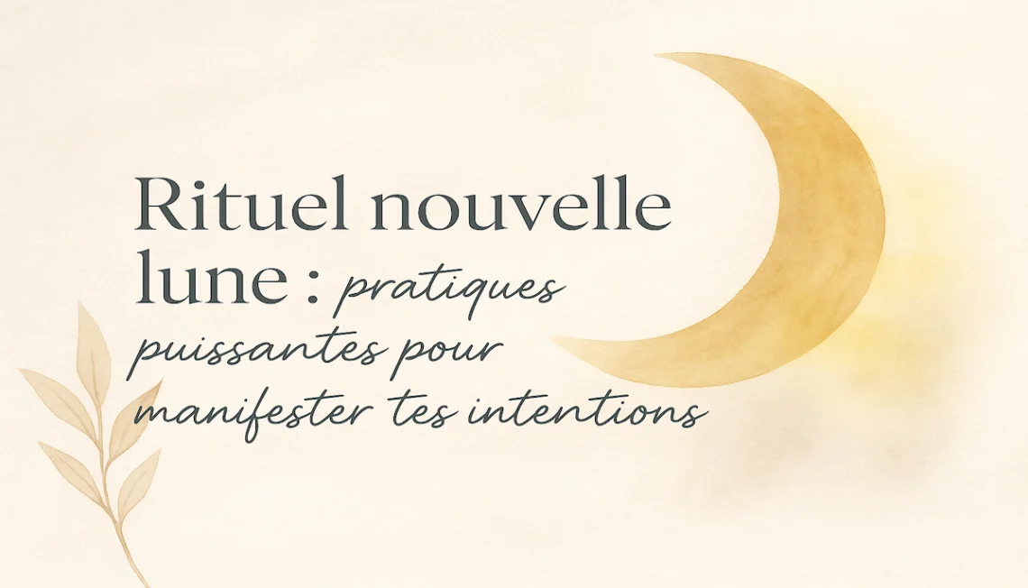 Rituel nouvelle lune – pratiques puissantes pour manifester ses intentions