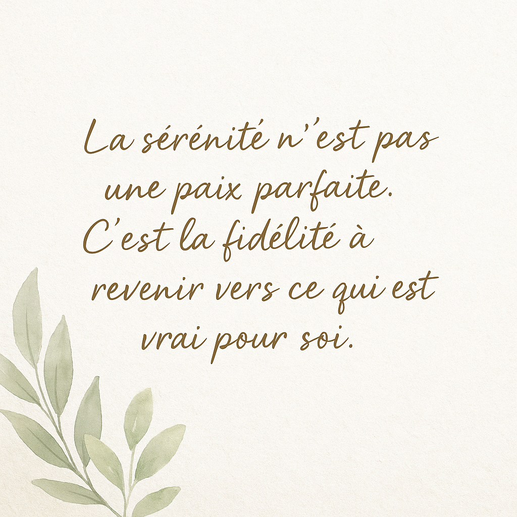 Revenir à soi, c’est se rappeler que tout est déjà là