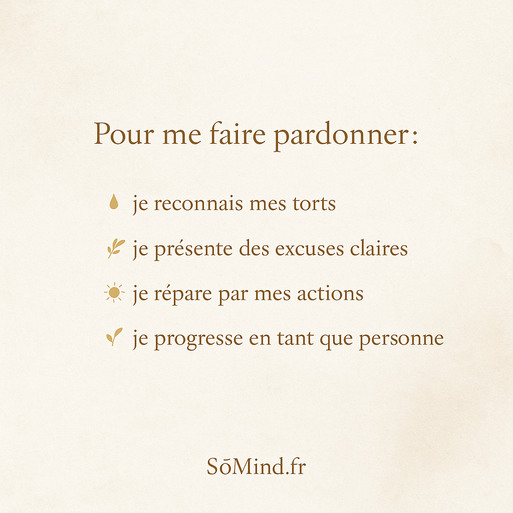 Reconnaître, écouter, réparer : les gestes du pardon