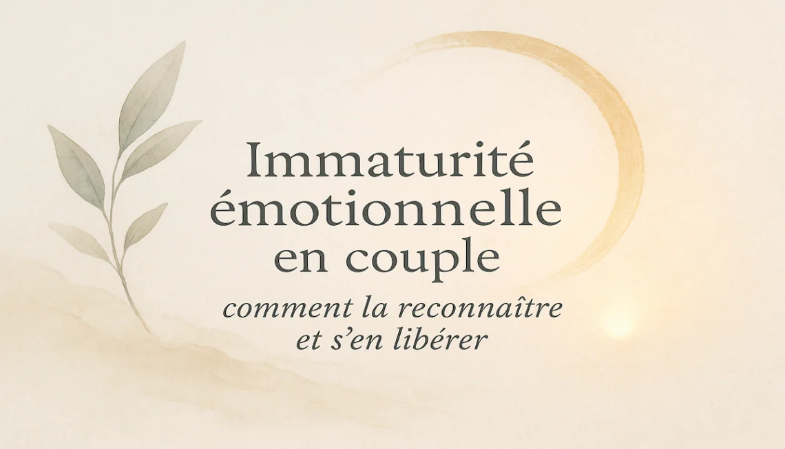 Apprendre à reconnaître l’immaturité émotionnelle en couple