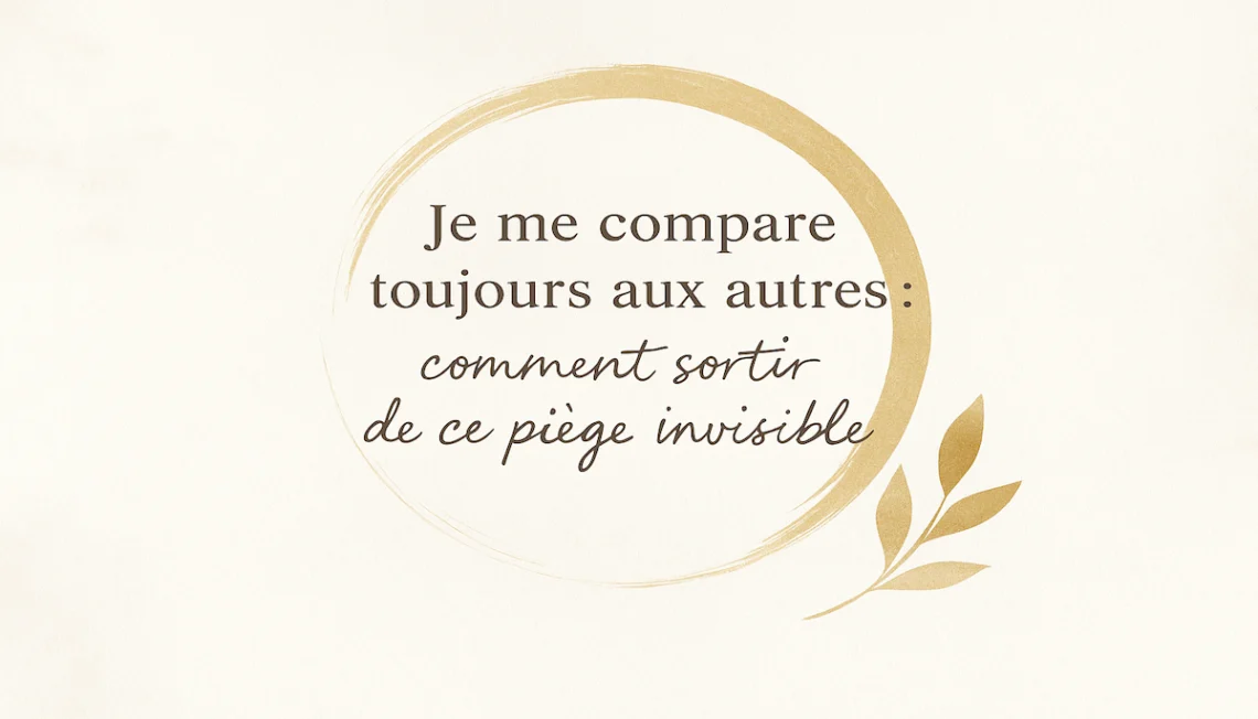 Je me compare toujours aux autres : sortir de ce piège invisible avec douceur